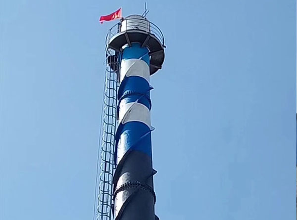 煙囪刷航標(biāo)具體施工工藝的要求